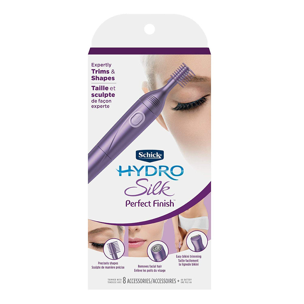 Schick Hydro Silk Perfect Finish, mango ergonómico para control cómodo.