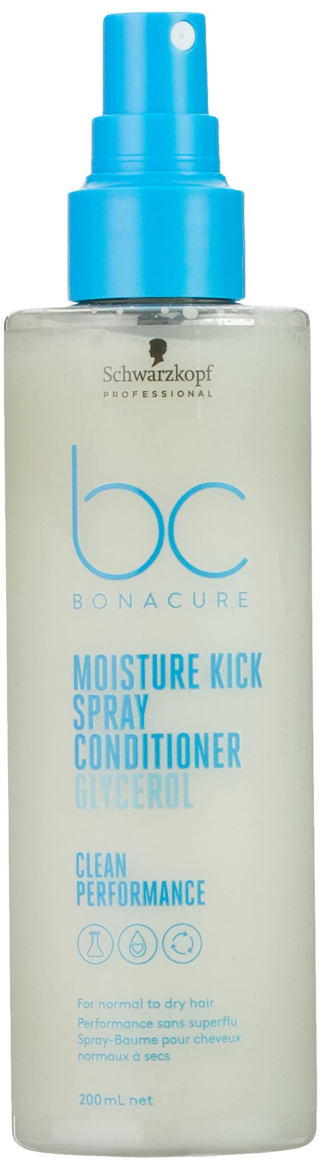 Schwarzkopf Bonacure Moisture Kick: desenreda con facilidad para cabello manejable.