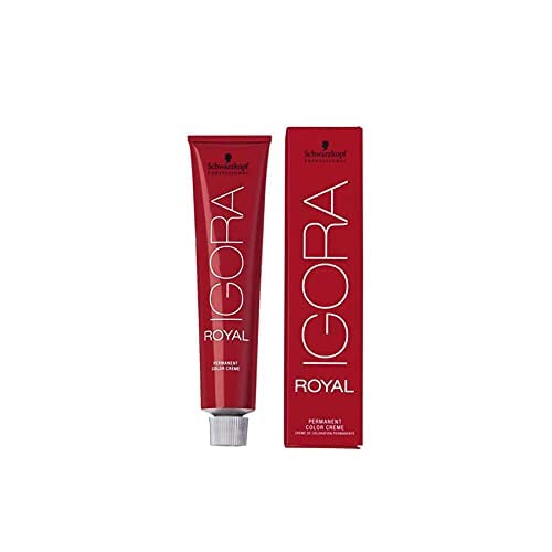 Schwarzkopf Igora Royal 5-7 mix process image illustrating even coverage
