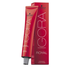 Schwarzkopf Igora Royal Cobre 9-7, tono cobre en rubio claro, color duradero y vibrante.