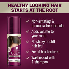 Schwarzkopf Keratin Root cubre canas al instante y facilita retoques