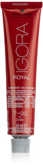Schwarzkopf ROYAL IGORA 60 ml 7-00, revelador recomendado para desarrollo controlado.