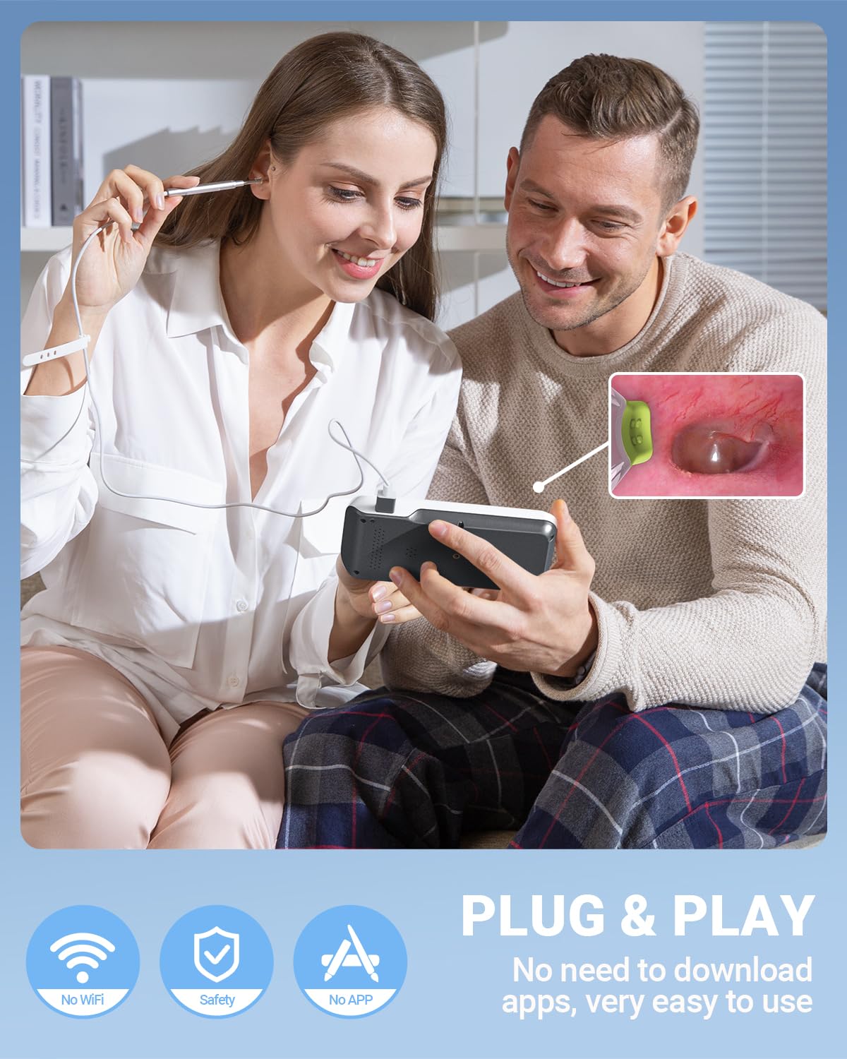 ScopeAround batterie rechargeable offrant plusieurs heures d’utilisation