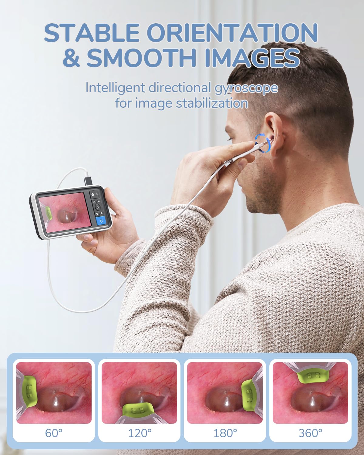 ScopeAround gyroscope – stabilisation d'image pour des vues nettes
