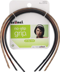 SCUNCI banda para cabello delgada sin deslizamiento, ideal para uso diario y entrenamiento