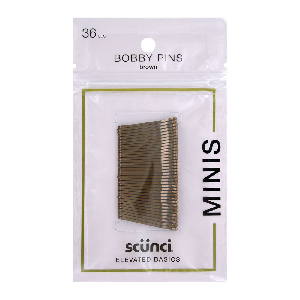 Scunci Elevados Básicos: pasadores mini de 36 piezas, práctico y discreto para peinados diarios.
