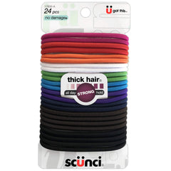 Gomas Scunci No Damage para pelo grueso con agarre firme.