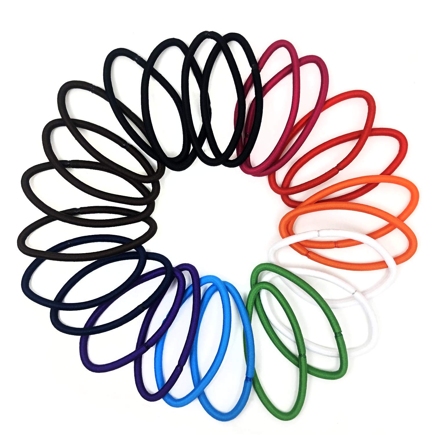 Variedad de colores Scunci No Damage para combinar peinados.