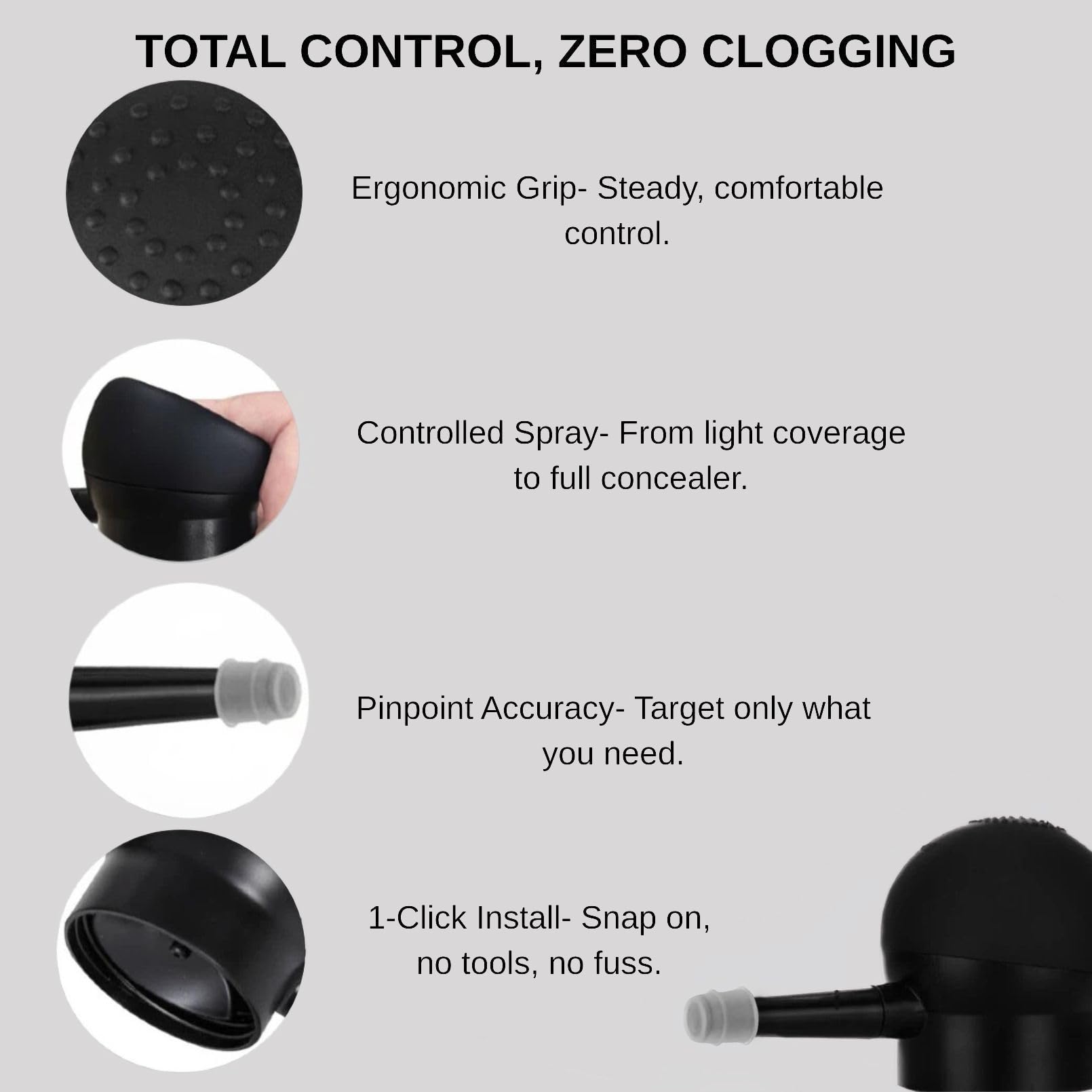 Seaboll aplicador spray: control preciso para líneas y áreas amplias
