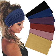 Sefiinh diadema ancha para mujer, cómoda y suave para uso diario.