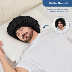 Gorro satinado Selalu con banda elástica suave para ajuste cómodo.