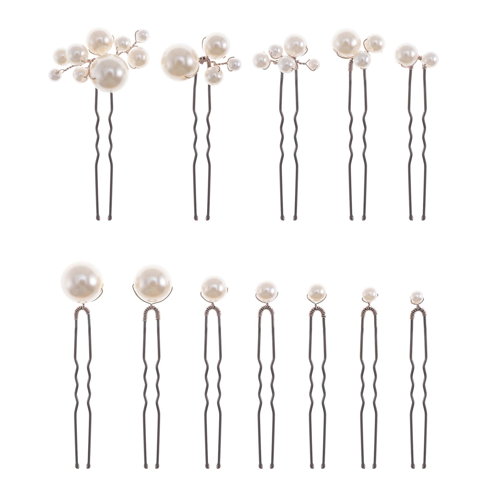 SELFCLOUD alfileres para pelo con perlas, ideal para novias en la boda.