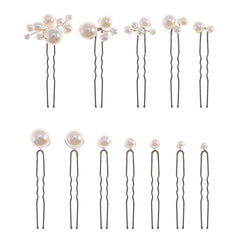 SELFCLOUD alfileres para pelo con perlas, ideal para novias en la boda.