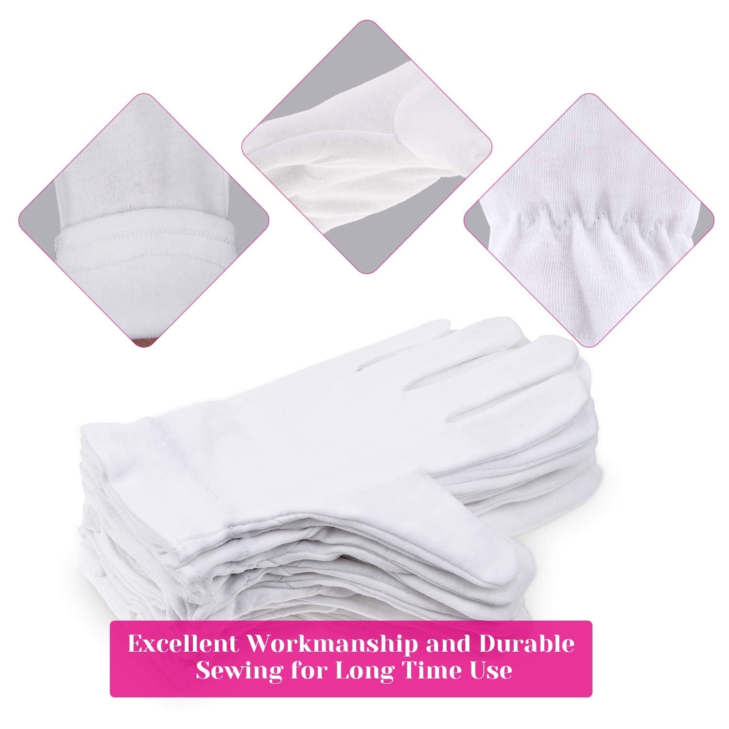 Guantes Selizo para uso nocturno y cuidado suave