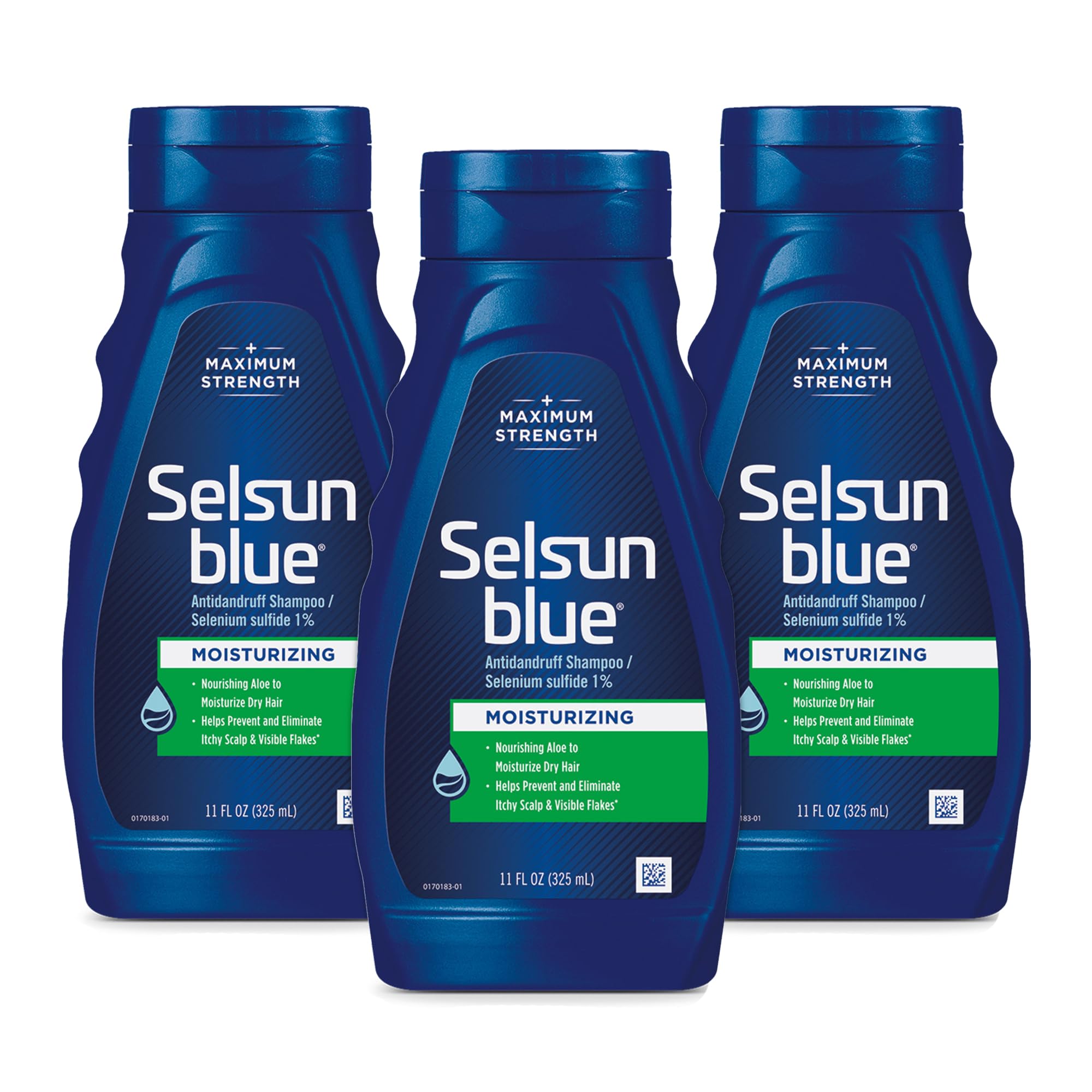 Selsun Blue champú anti-caspa con aloe para cabello hidratado