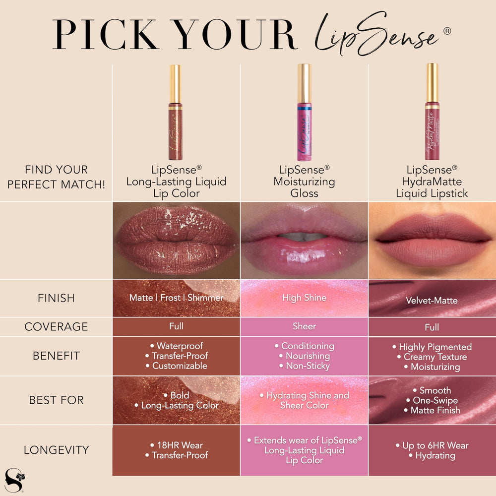 LipSense par SeneGence, formule végan sans parabènes pour une beauté responsable.
