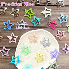 Seneeel pinza de estrellas multicolor añade color y estilo sin resbalón
