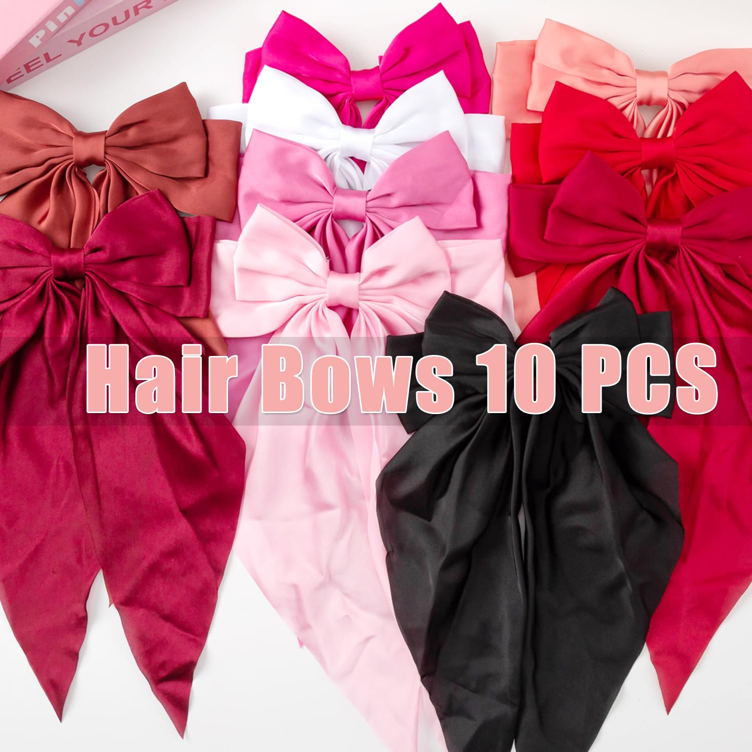Seneeel lote de 10 broches grandes rojo