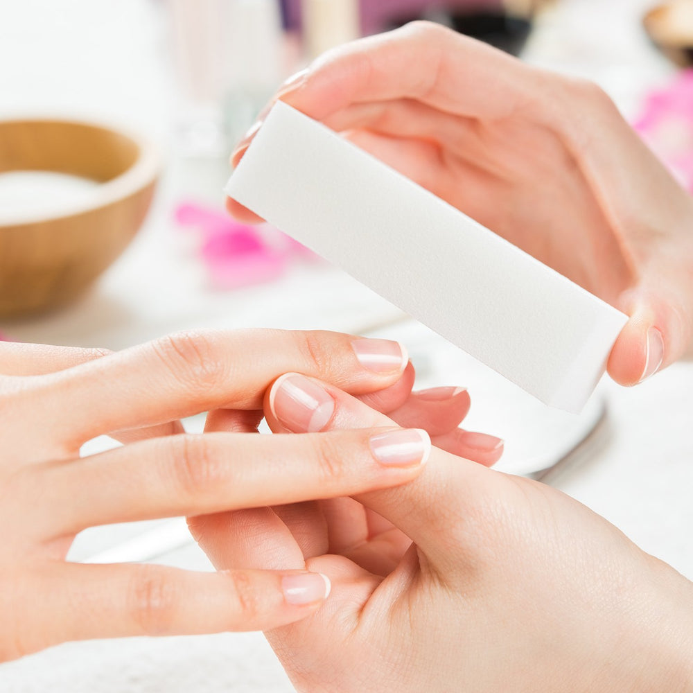 Buffer SenKary ideal para manicura y pedicura en casa o salón.