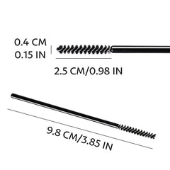 SenRocc aplicador desechable con cabeza recta para cejas.