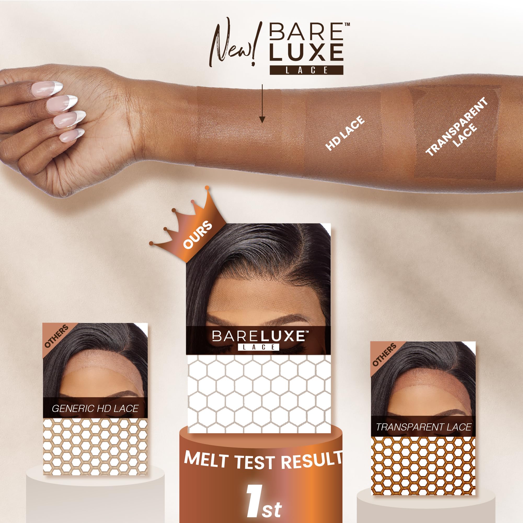 Sensationnel Bare Lace 13x6 frontal lace rizado para movimiento natural.