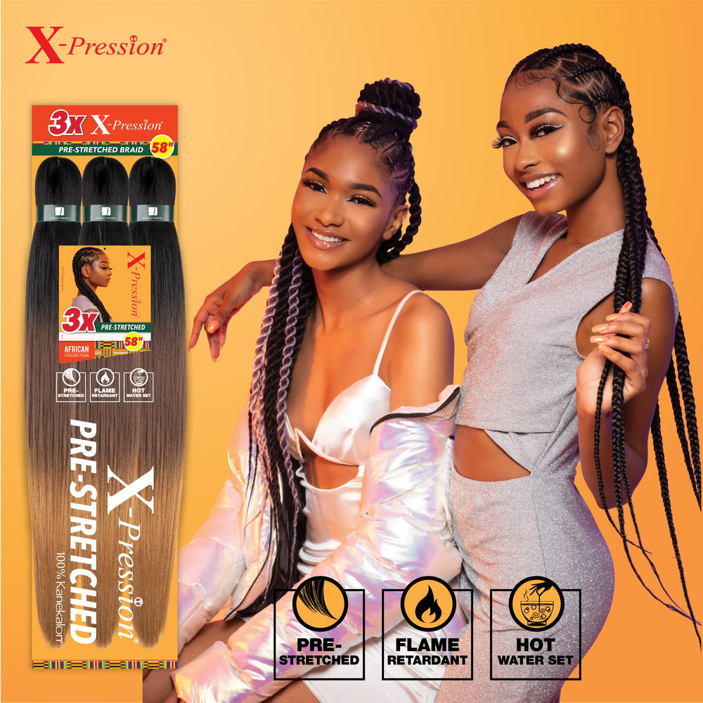 Sensationnel X-PRESSION textura yaki suave para un aspecto natural
