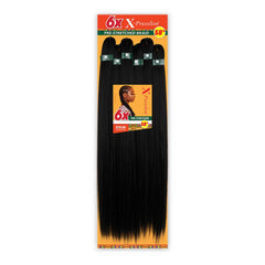Sensationnel X-Pression preestiradas caja-trenzas, listas para trenzar con acabado natural.