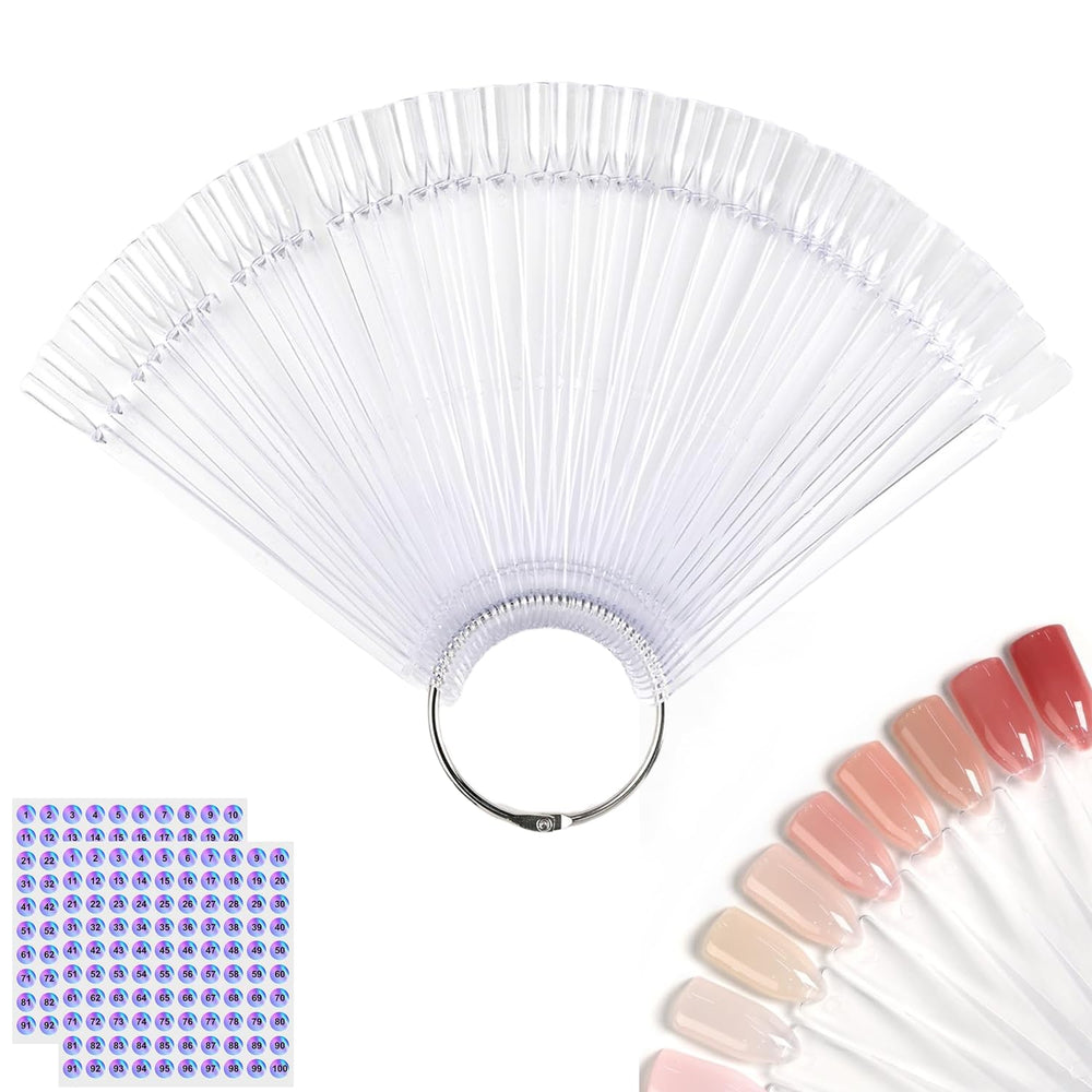 seradioo palillos muestra uñas con anillo: práctica organizada para exhibir colores.