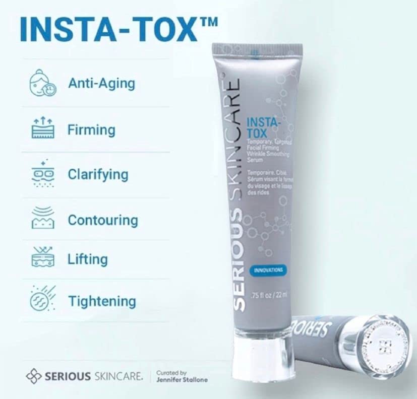 Serious Skincare Insta-Tox textura suero: se absorbe rápido y deja piel suave.