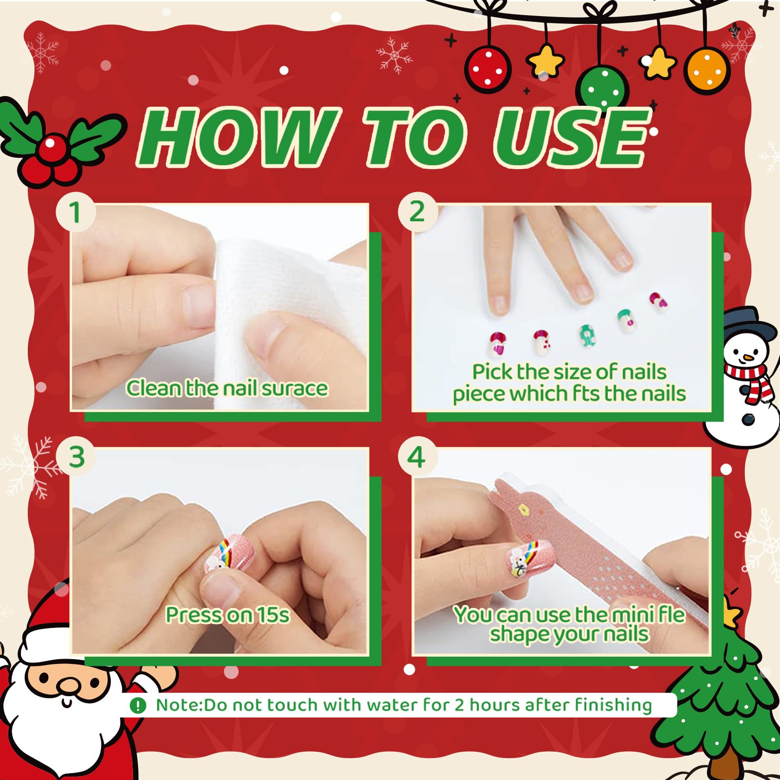 Uñas prensadas SeseBee en caja regalo para regalo ideal