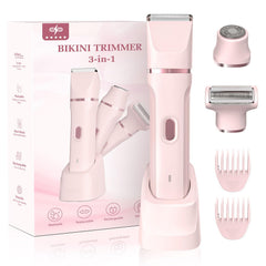 SharpUp Bikini Trimmer con cabeza ceramica reemplazable para afeitado suave y preciso.