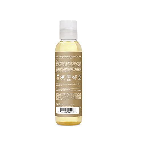 SheaMoisture Modo de aplicación suave del aceite corporal para piel sedosa.