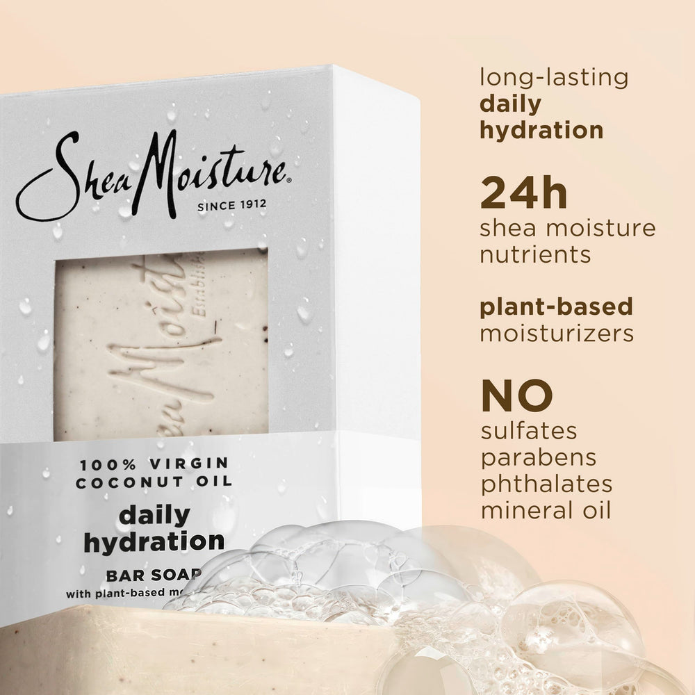SheaMoisture barra karité comercio justo, cuidado suave y ético