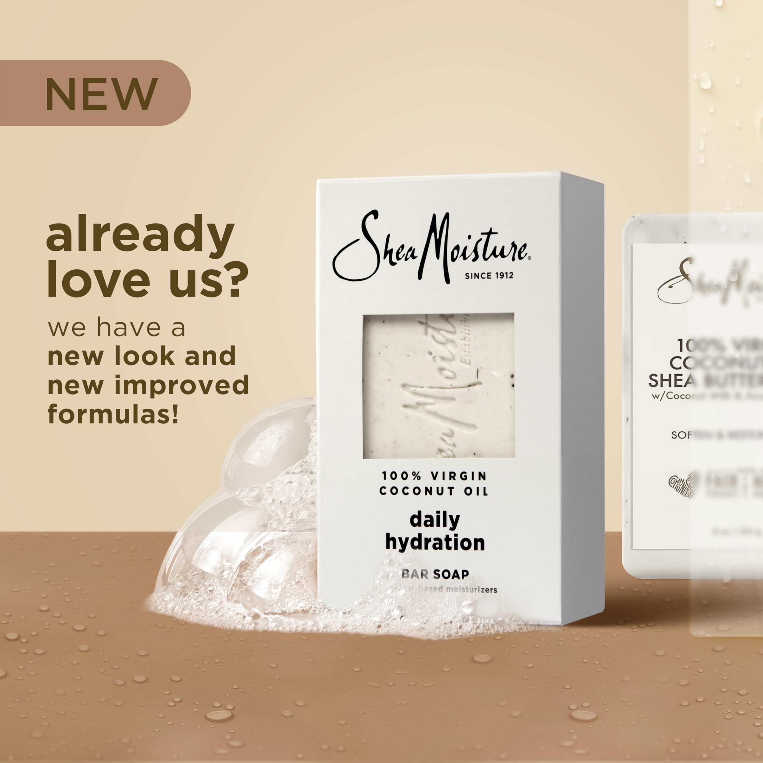 SheaMoisture barra sin sulfatos, limpieza diaria suave