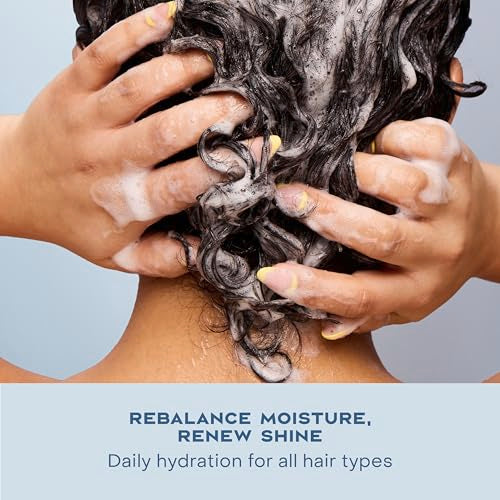 Vistas de cabello tras lavado, desenredado y saludable