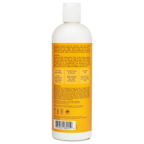 Textura cremosa de SheaMoisture que suaviza la piel seca.