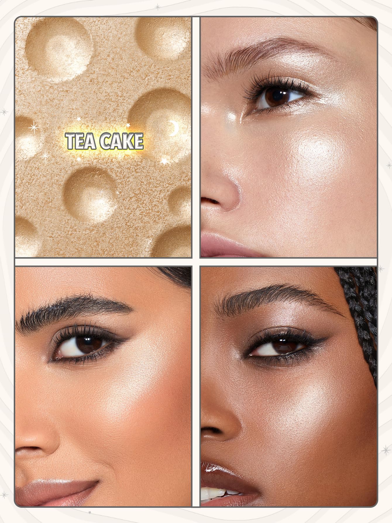 SHEGLAM Brillo Lunar iluminador escote para un brillo sutil