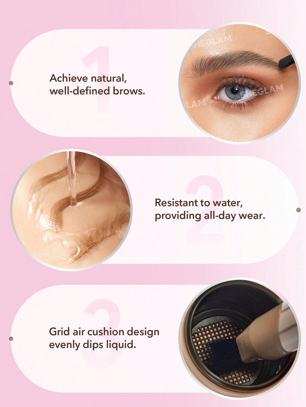 SHEGLAM Brow-Fection acabado mate para look sutil y realista