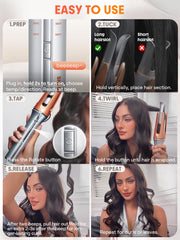 SHEGLAM calor rápido facilita peinados en minutos con estilo.