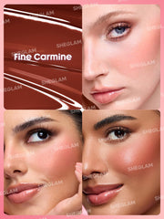 SHEGLAM Color Bloom Rubor Líquido Carmín Fino resistente al agua para uso diario