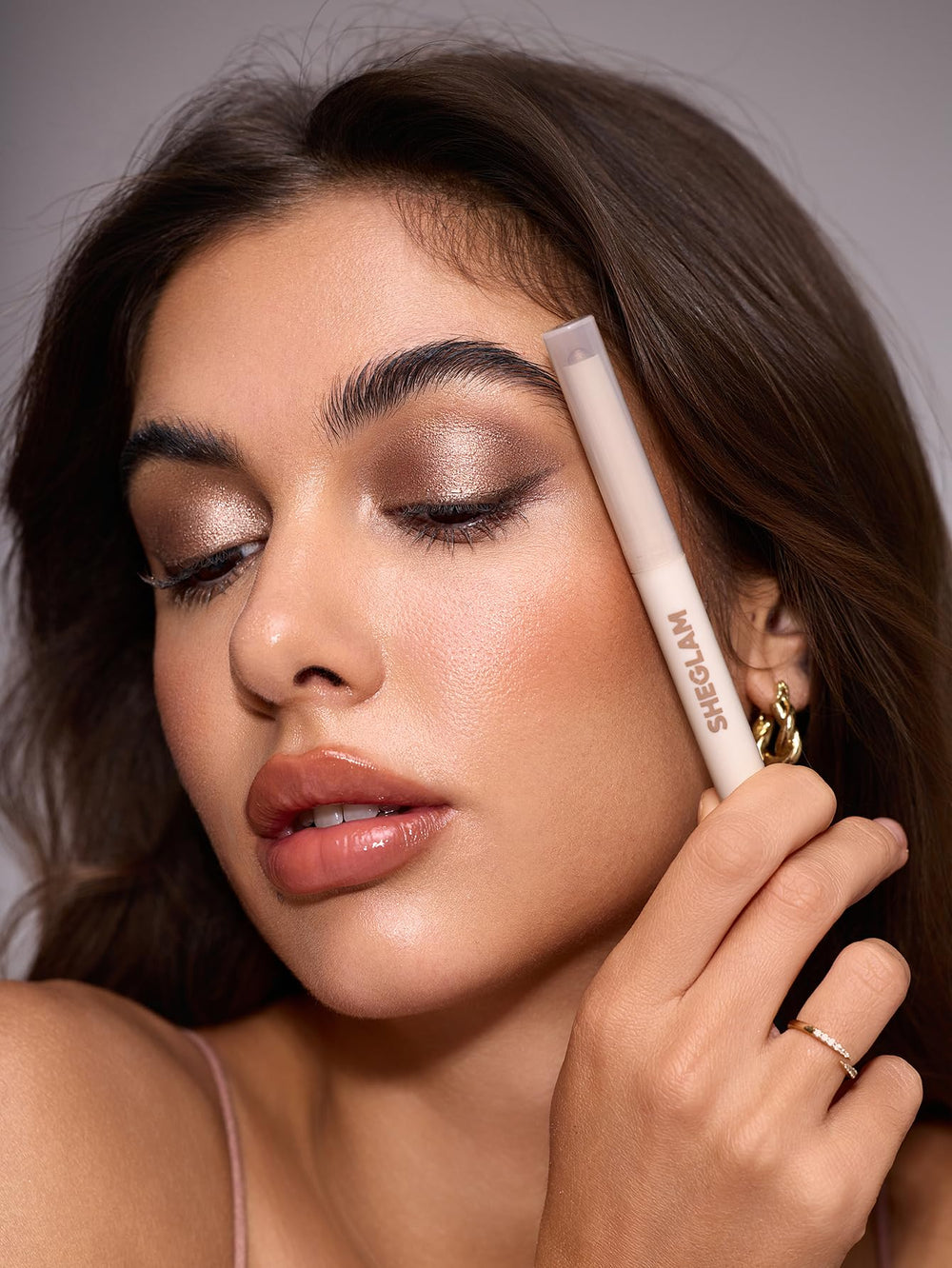 SHEGLAM Creamsicle Eyeshadow Stick, acabado glitter para brillo