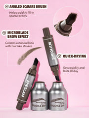 SHEGLAM Lápiz cejas microblading para lograr trazos realistas.