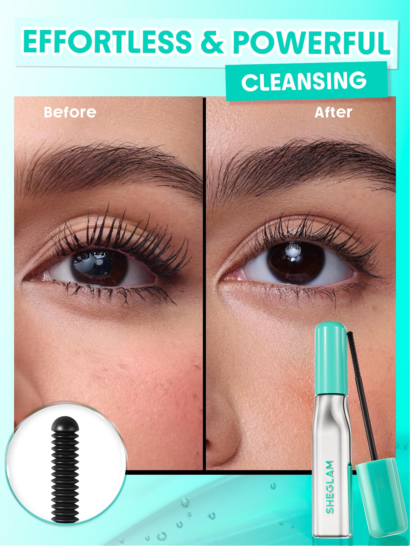 SHEGLAM Lashlighter EZ Remove nutre y acondiciona pestañas mientras retira el maquillaje