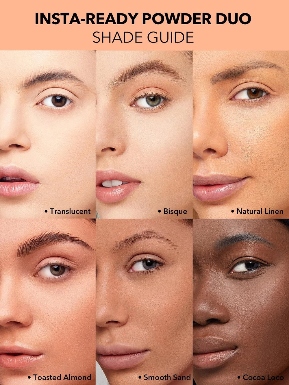 SHEGLAM Polvo facial que controla grasa para un acabado mate prolongado.