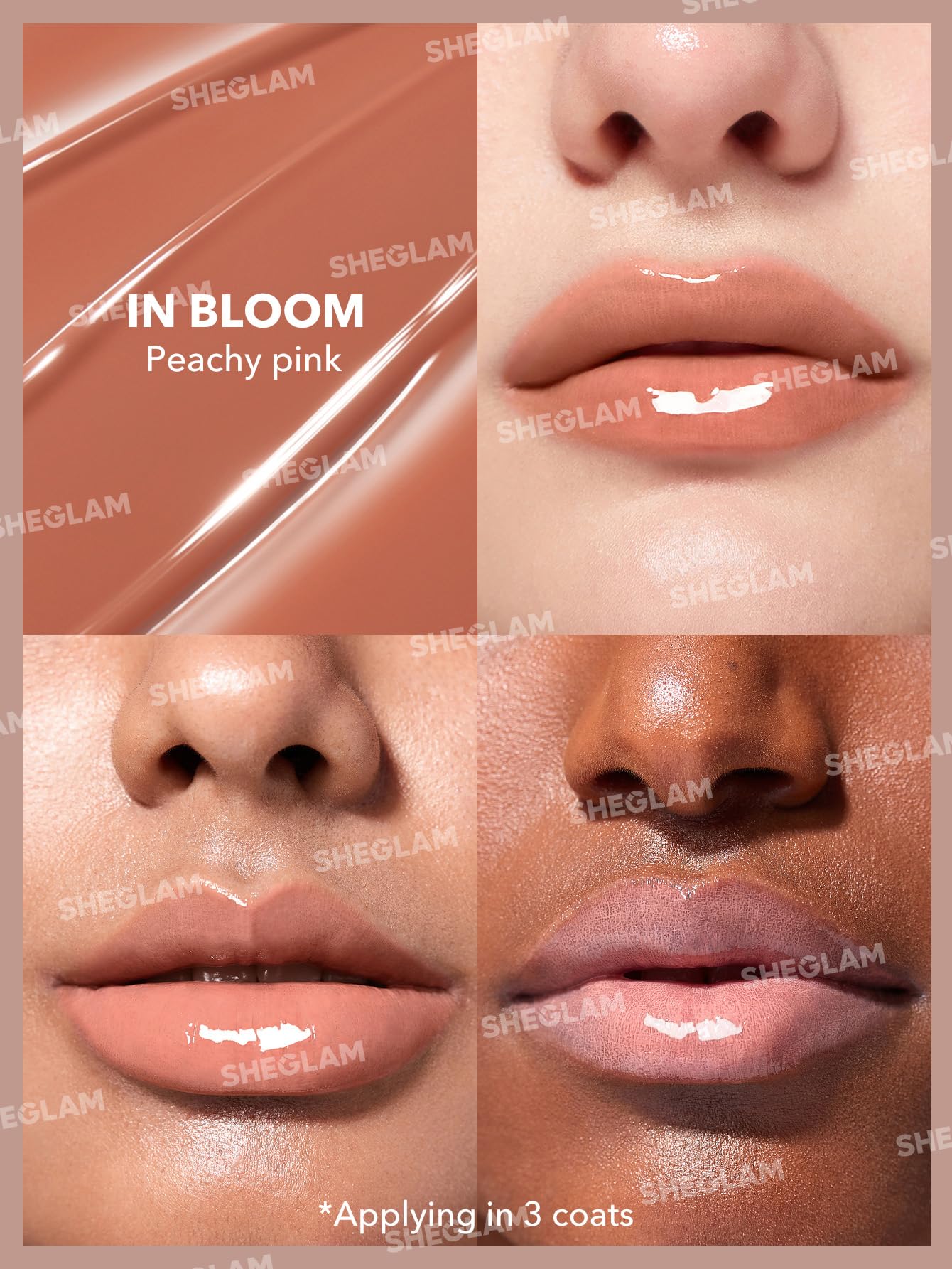 SHEGLAM PoutPerfect: textura cremosa con aceite de coco.
