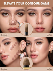 SHEGLAM Precision Sculpt Duo-Stone acabado impecable para un look pulido.