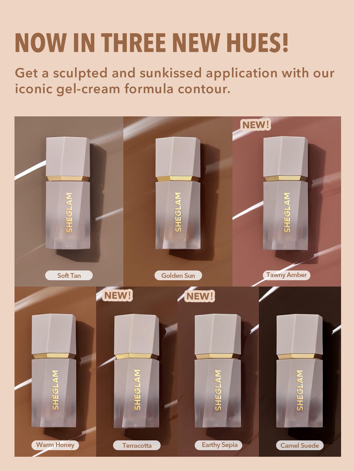SHEGLAM Sun Sculpt duracion larga: resistencia todo el dia.
