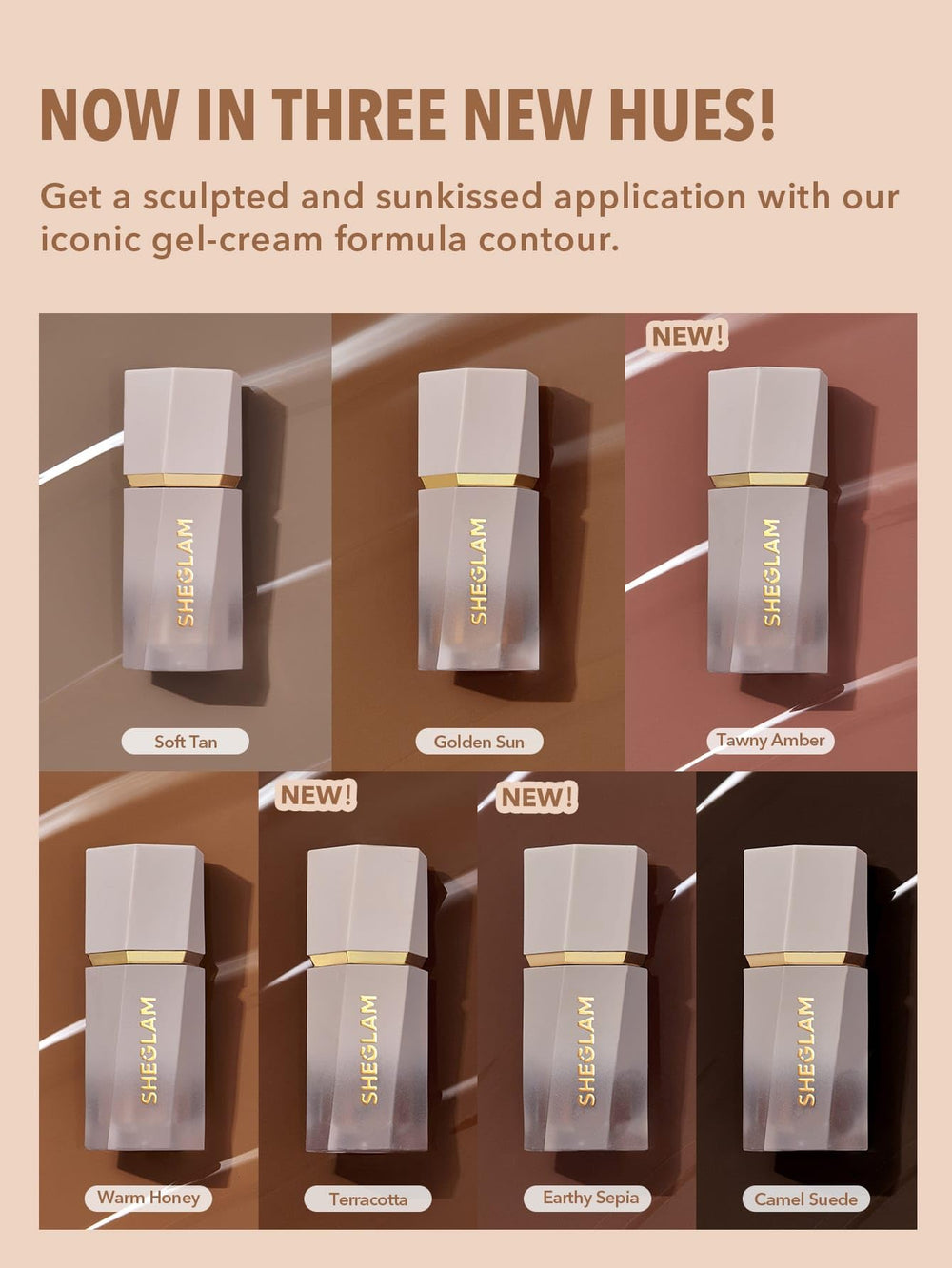 SHEGLAM Sun Sculpt duracion larga: resistencia todo el dia.