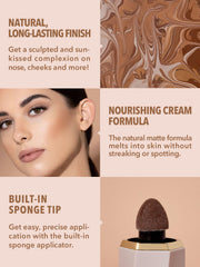 SHEGLAM Sun Sculpt textura crema-gel se difumina con facilidad