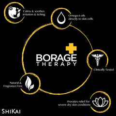 ShiKai Borraja Loción, aloe vera y vitamina E en fórmula suave.